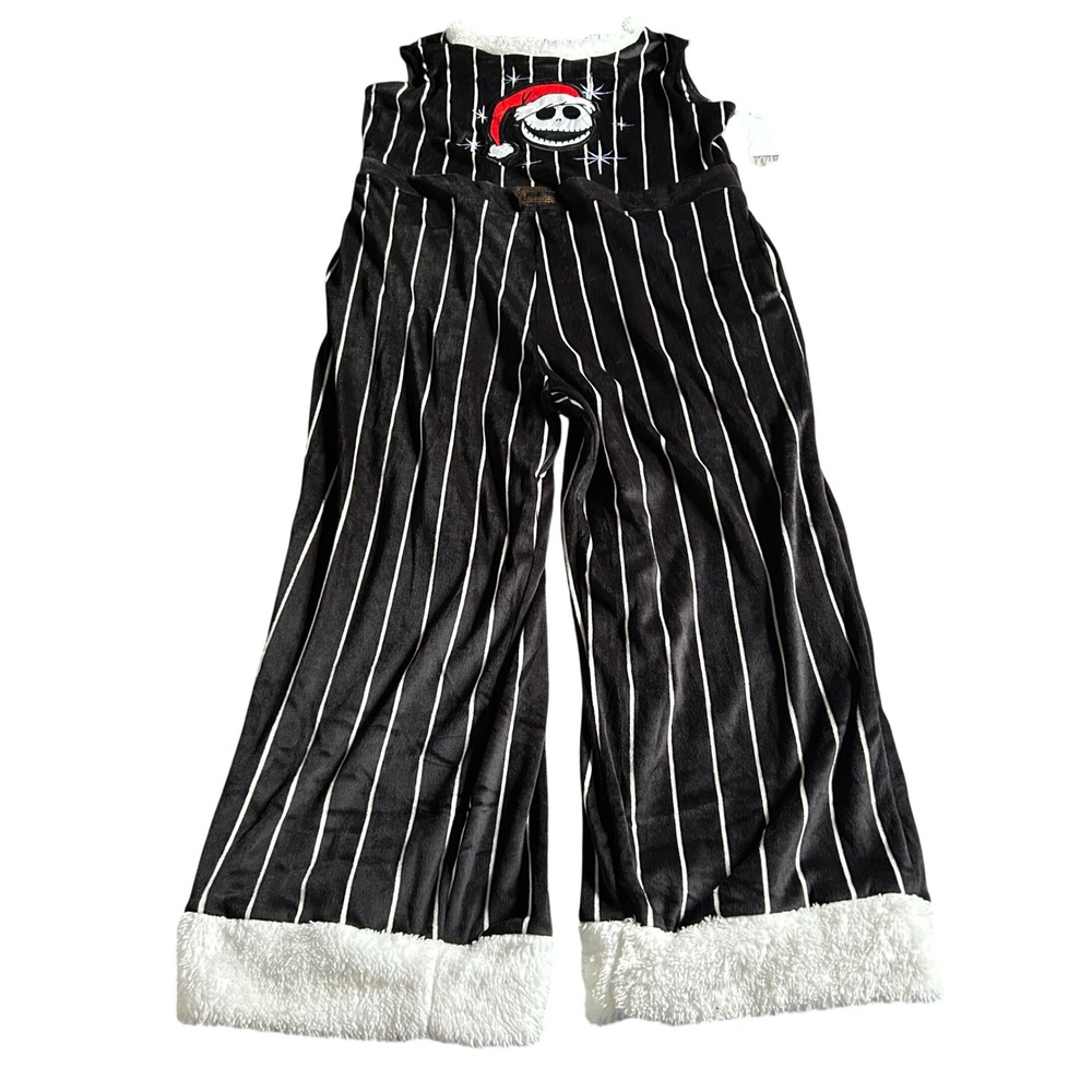 Disney The Nightmare Before Christmas Romper Womens Size Large Black Jumpsuit